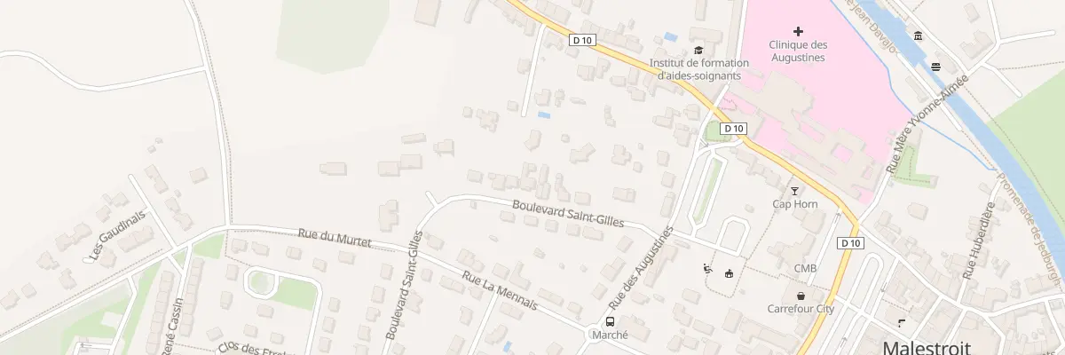 Plan du 8B Bd Saint Gilles à Malestroit