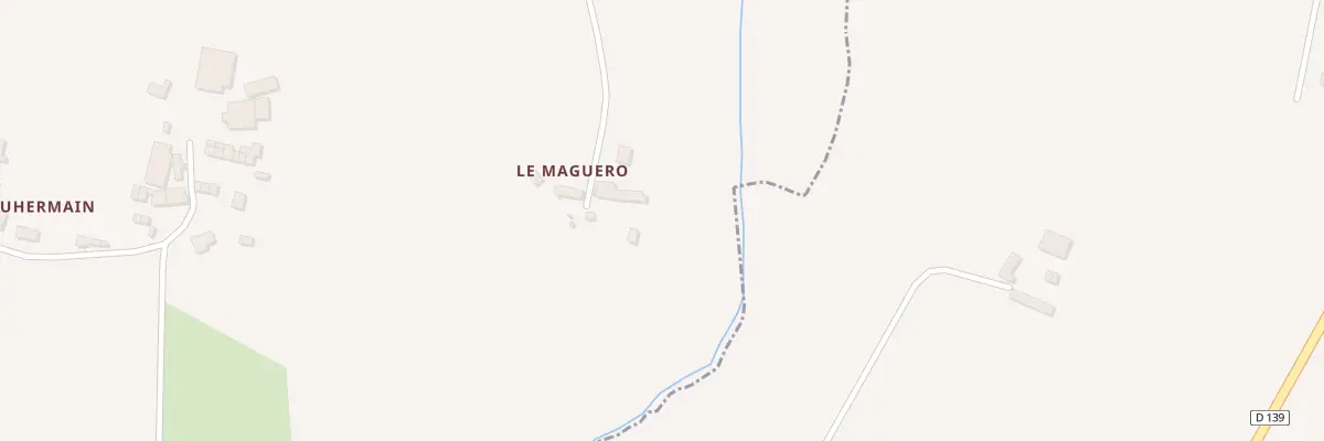 Plan du 5157 Maguéro au Guerno