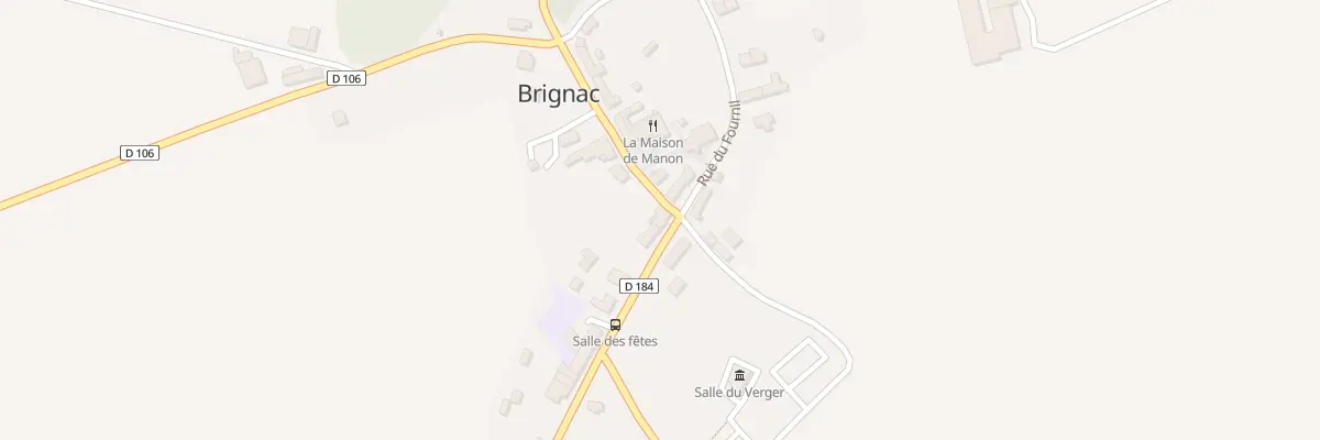 Plan du 2 Rue des Echoppes à Brignac