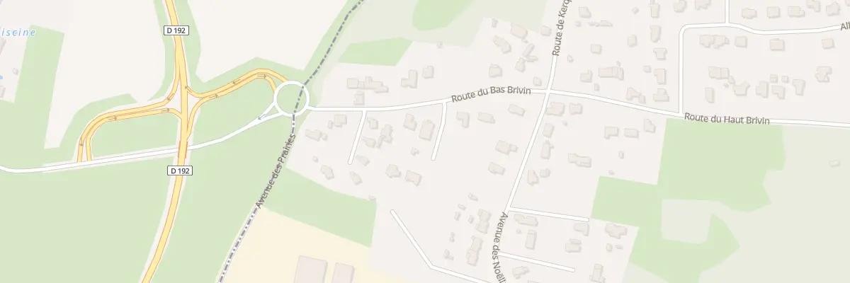 Plan du 9 Rte du Bas Brivin à La Baule-Escoublac