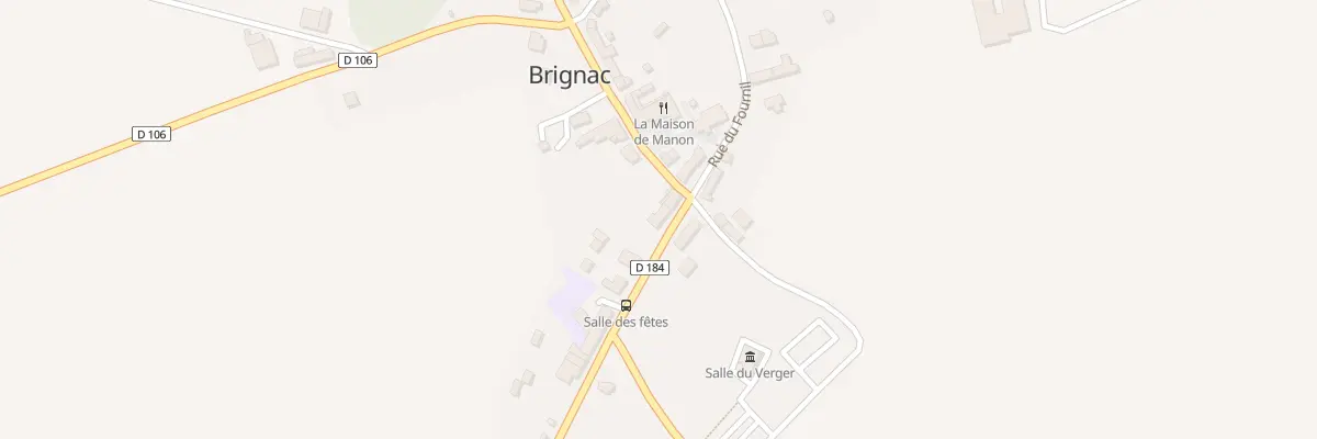 Plan du 4 Rue des Echoppes à Brignac