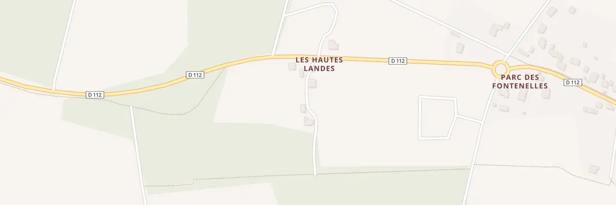 Plan du 5610 Les Hautes Landes à Pleucadeuc