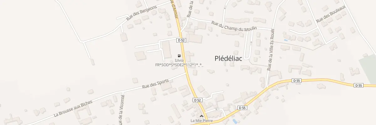 Plan du 10 Rue d’Armor à Plédéliac