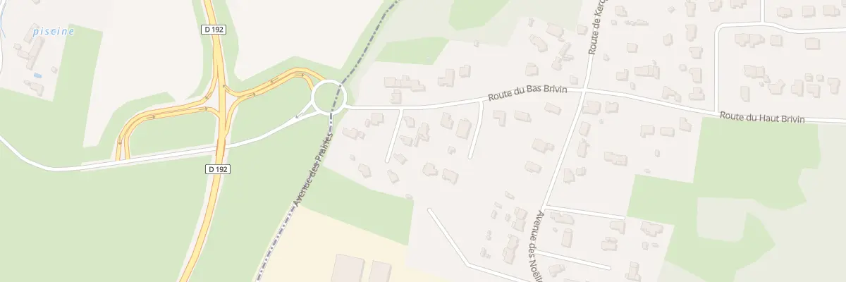 Plan du 11 Rte du Bas Brivin à La Baule-Escoublac