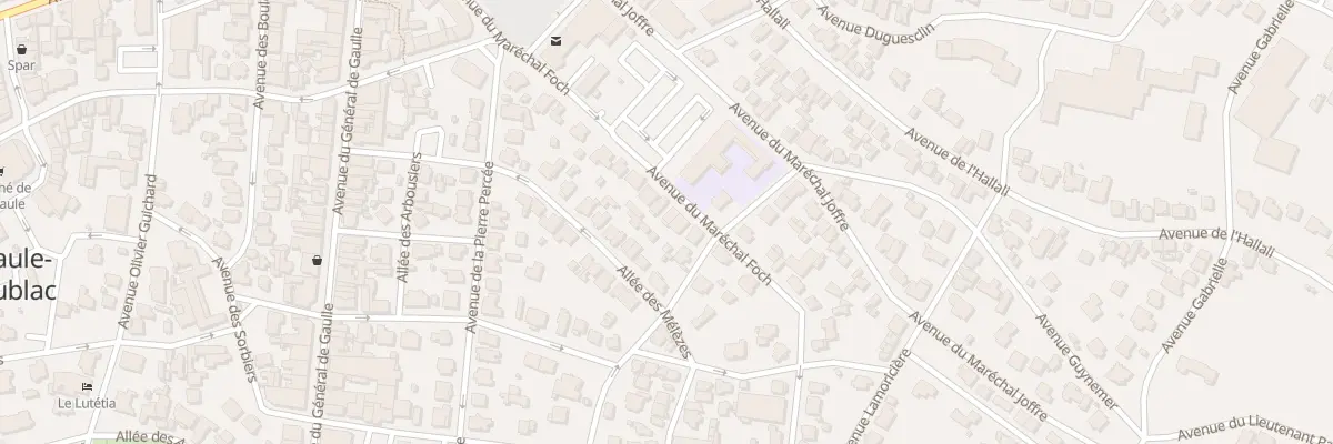 Plan du 23 Av Maréchal Foch à La Baule-Escoublac