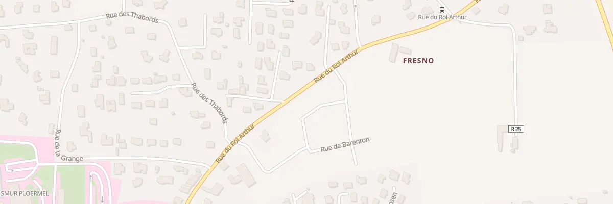 Plan du 9 Rue de Barenton à Ploërmel