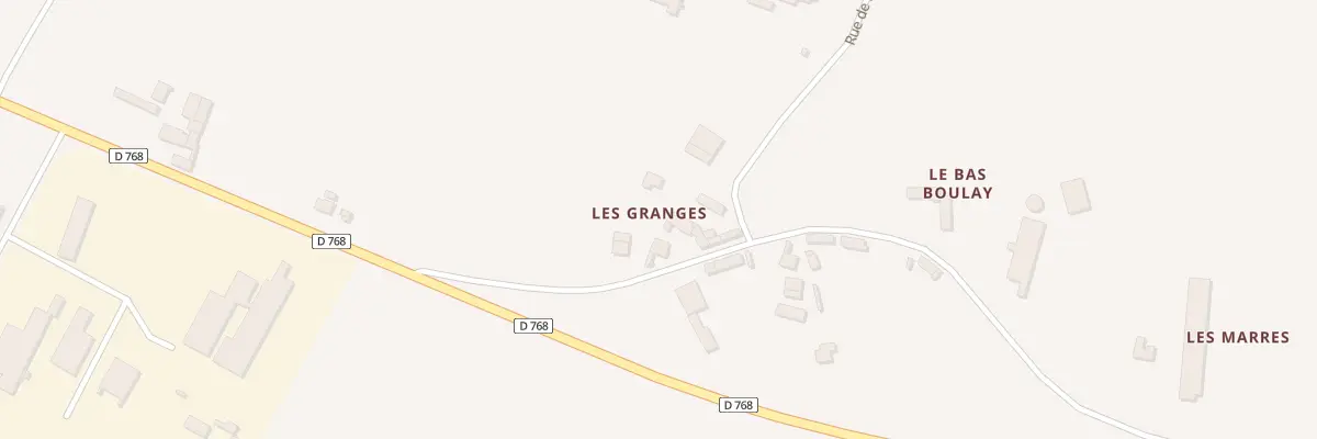 Plan du 3 Les Granges à Saint-Denoual
