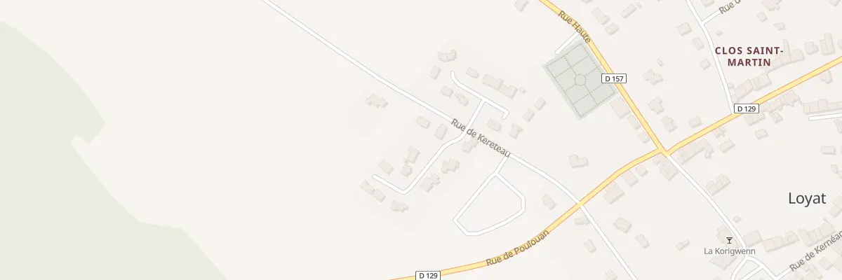 Plan du 10 Domaine du Poullouan à Loyat