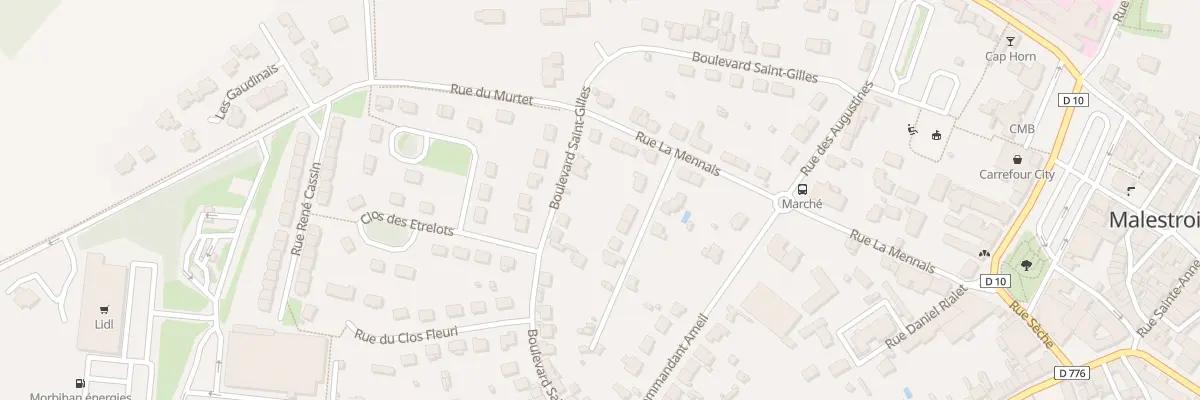 Plan du 2B Imp du Champ Guimard à Malestroit