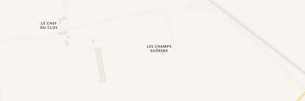 Plan du 5210 Le Chef du Clos à Tramain