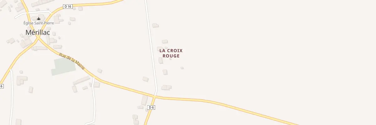 Plan du 50 La Croix Rouge à Mérillac