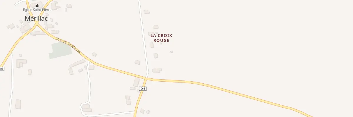 Plan du 48 La Croix Rouge à Mérillac