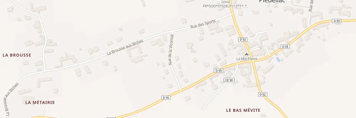 Plan du 8 Rue de la Vicomté à Plédéliac