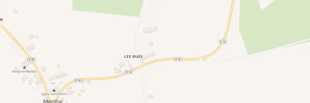 Plan du 115 Les Rues à Mérillac