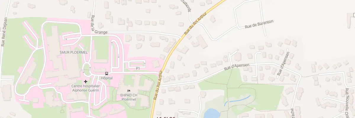 Plan du 20 Rue du Roi Arthur à Ploërmel