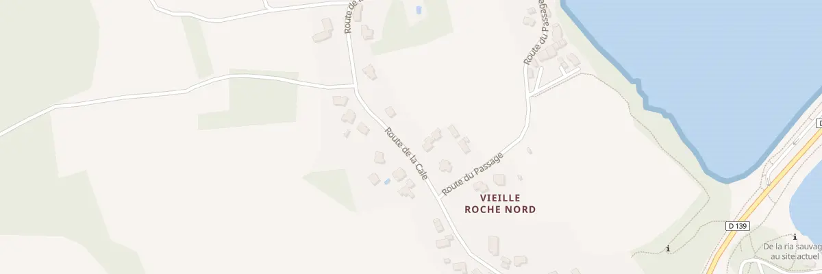 Plan du 2B Rte de la Cale à Camoël