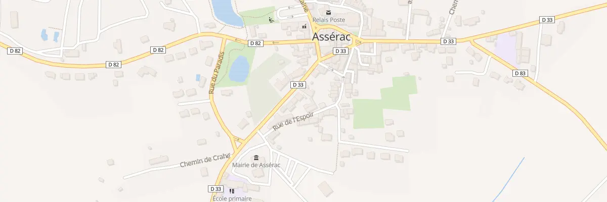 Plan du 7 Rue du Pont Berin à Assérac
