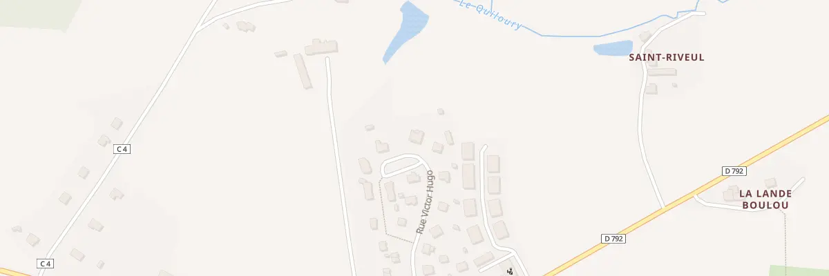 Plan du 14 Rue Victor Hugo à Plénée-Jugon