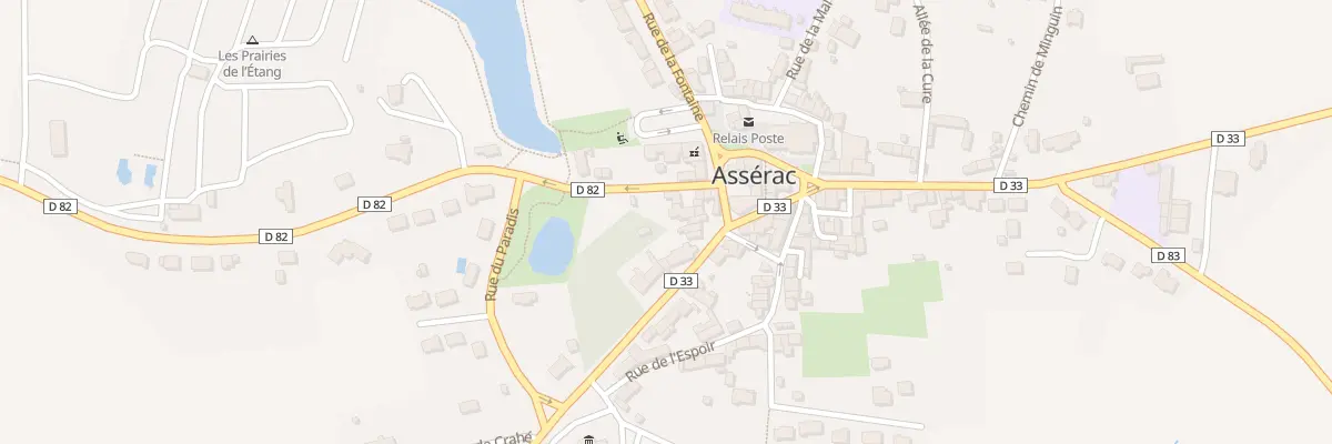 Plan du 3 Rue du Pont aux Pages à Assérac