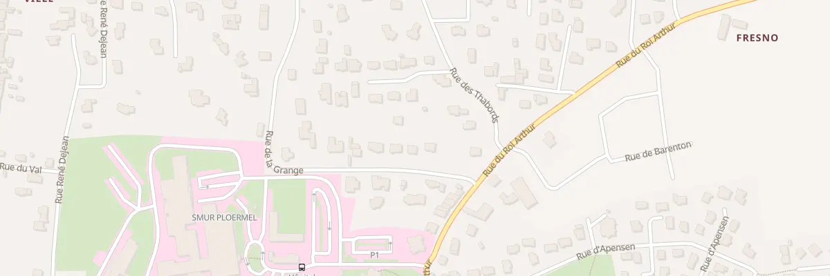 Plan du 8 Rue de la Grange à Ploërmel