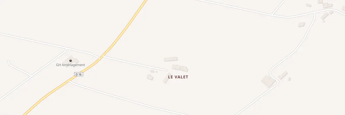 Plan du 5359 Le Valet à Guilliers