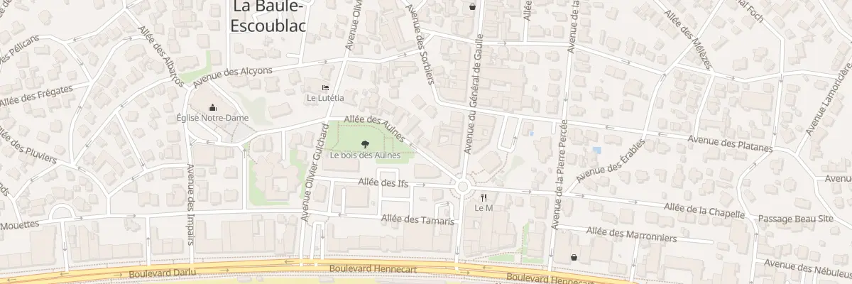 Plan du 23 All des Aulnes à La Baule-Escoublac