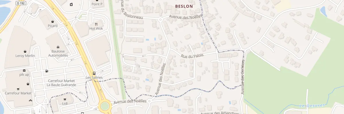 Plan du 22 Av des Noëlles à Guérande