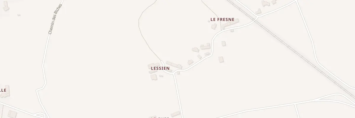 Plan du 9 Lessien à Tramain