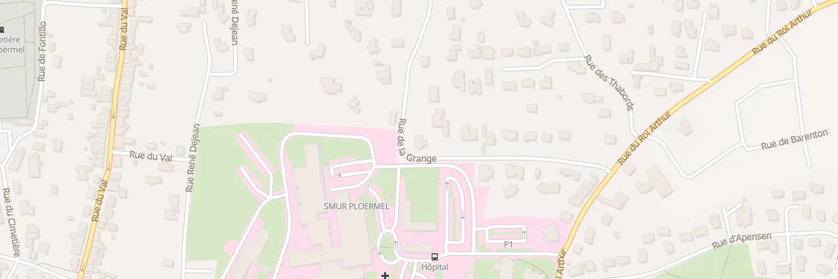 Plan du 18C Rue de la Grange à Ploërmel