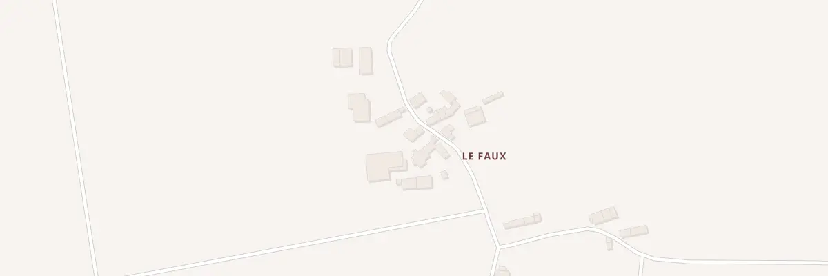 Plan du 5250 Le Faux à Guilliers