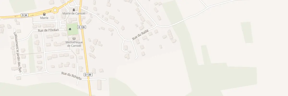 Plan du 12 Rue du Raille à Camoël