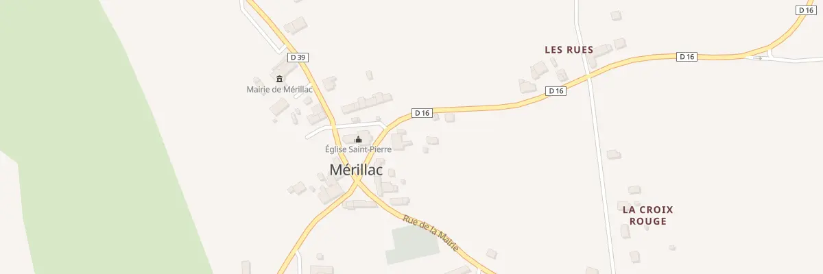 Plan du 108 Rue de la Rance à Mérillac