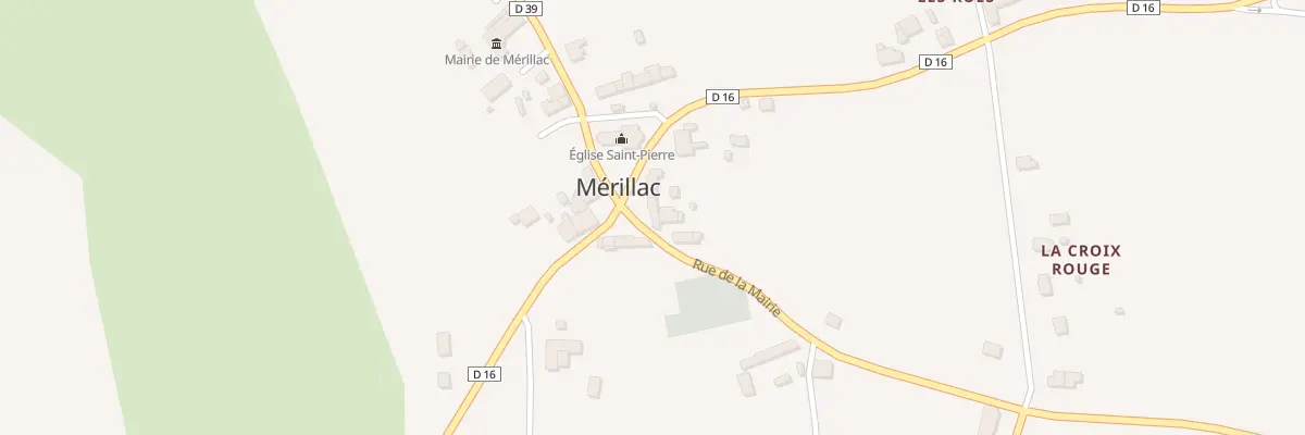 Plan du 23 Rue de la Mairie à Mérillac