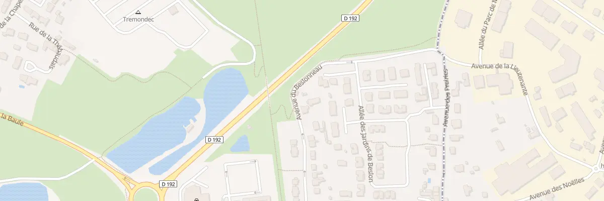 Plan du 40 Av de Beslonneau à Guérande