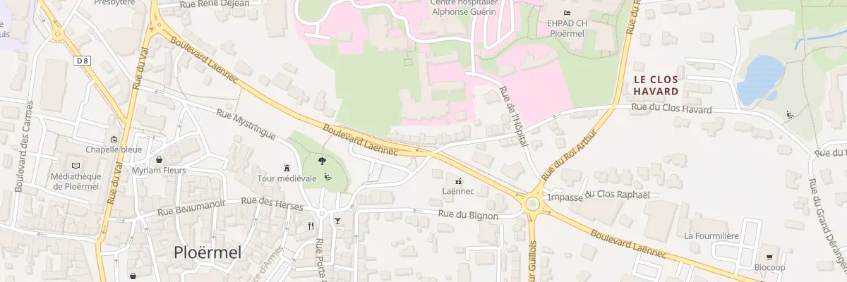 Plan du 39 Bd Laennec à Ploërmel