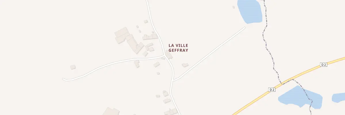 Plan du 13 La Ville Geffray à Évriguet