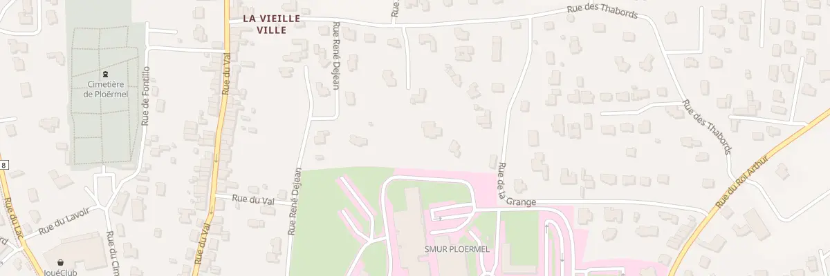 Plan du 13 Rue de la Grange à Ploërmel