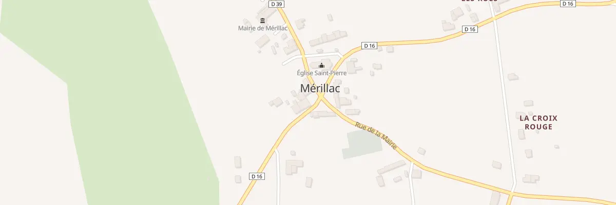 Plan du 18 Rue de la Mairie à Mérillac