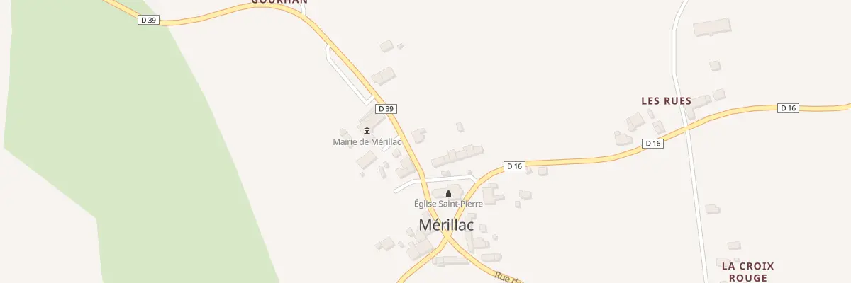 Plan du 9 Le Bourg à Mérillac