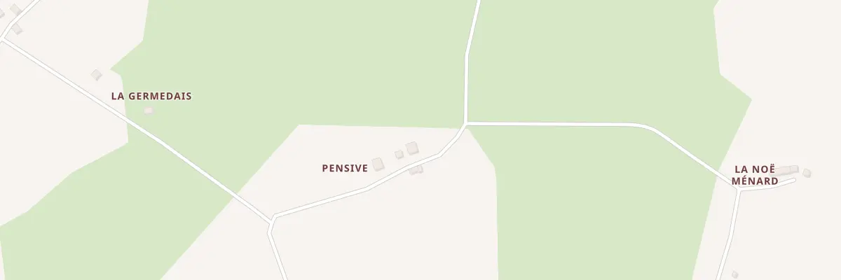 Plan du 5 Pensive à Mérillac