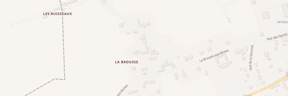Plan du 21 La Brousse à Plédéliac