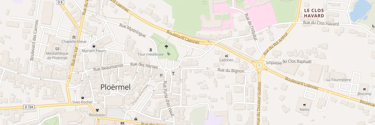 Plan du 5 Rue du Bignon à Ploërmel