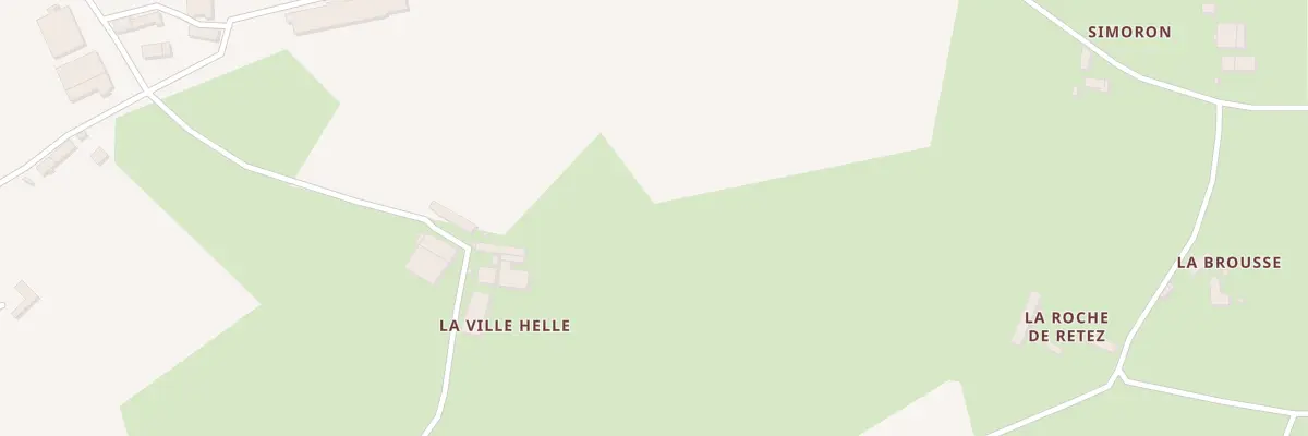 Plan du 1 La Ville helle au Mené