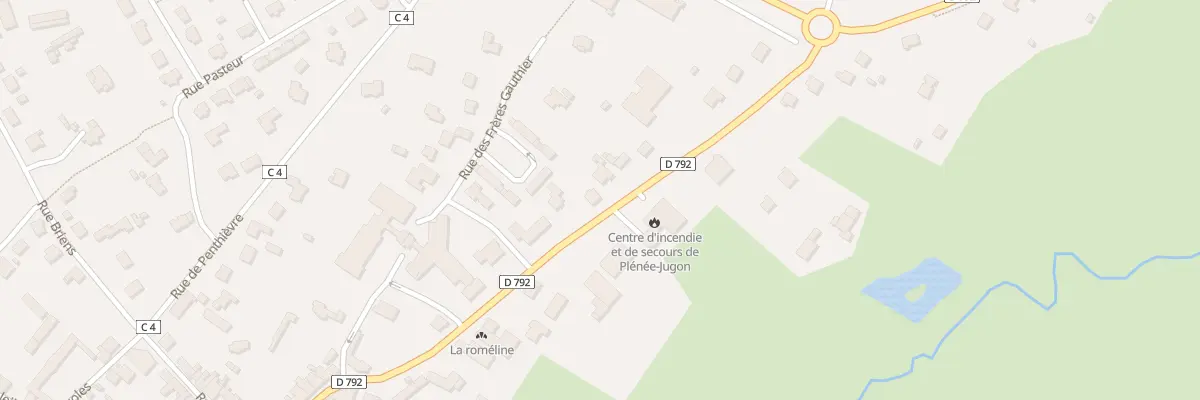 Plan du 33 Rue du Général de Gaulle à Plénée-Jugon