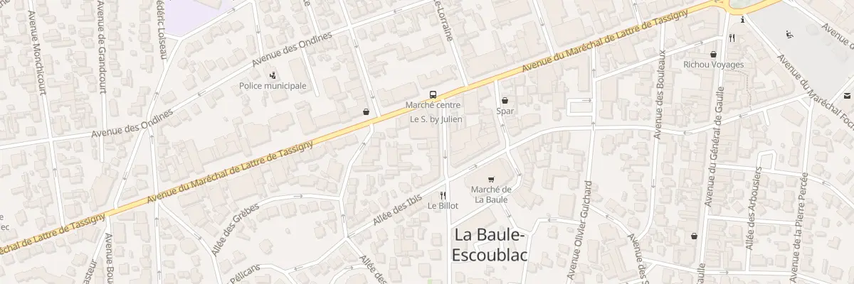 Plan du 25 All des Pétrels à La Baule-Escoublac