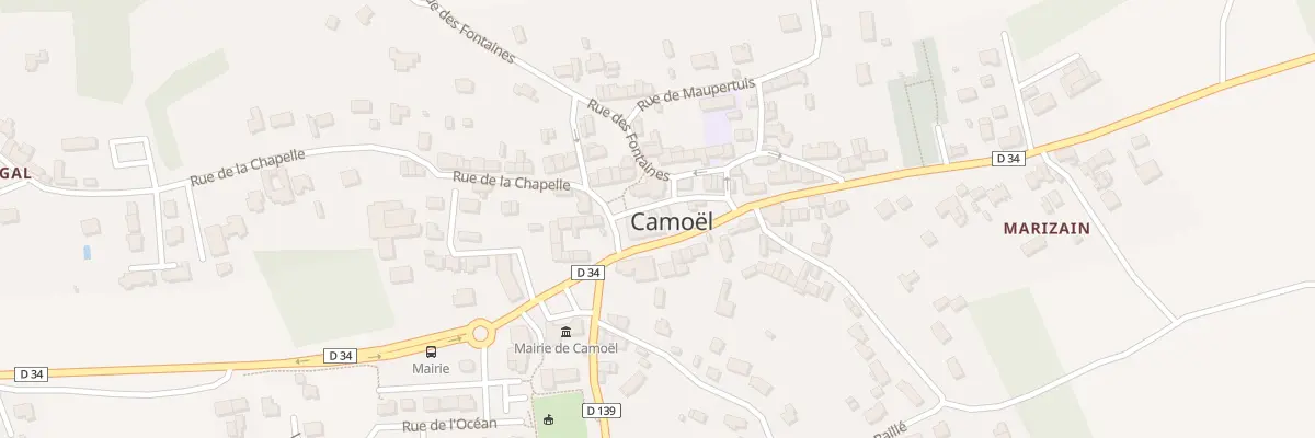 Plan du 9 Rue Paul Ladmirault à Camoël