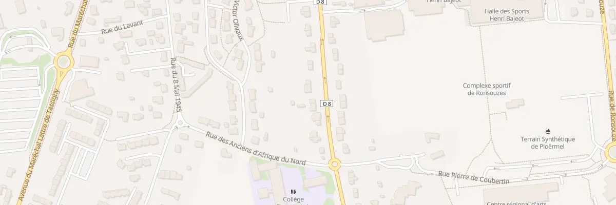 Plan du 34 Rue de Redon à Ploërmel