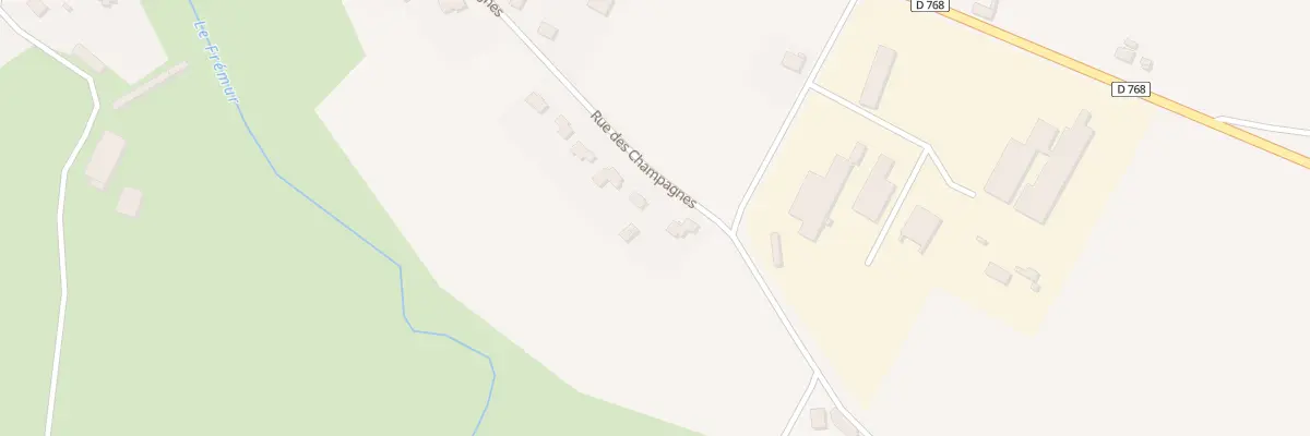 Plan du 30 Rue des Champagnes à Saint-Denoual