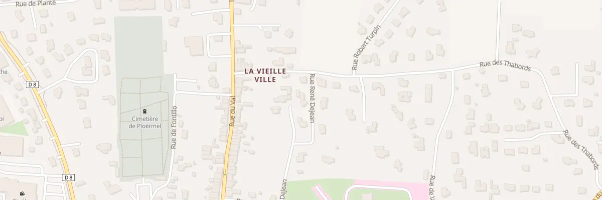 Plan du 4 Rue Caporal Rene Dejean à Ploërmel