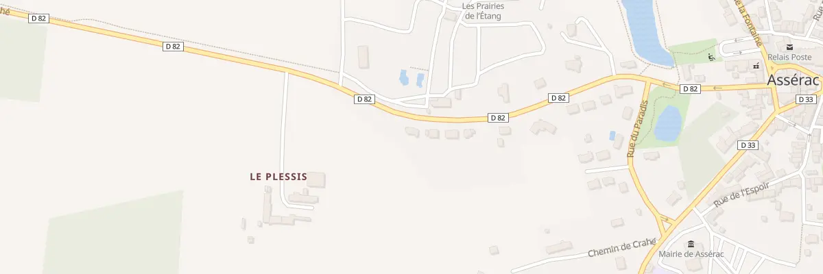 Plan du 35 Rue du Pont aux Pages à Assérac